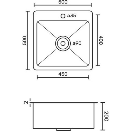 Кухонная мойка GFfrank 50502Z 0.6 мм, золото - фото, картинка 3 Кухонная мойка GFfrank 50502Z 0.6 мм, золото - фото 3