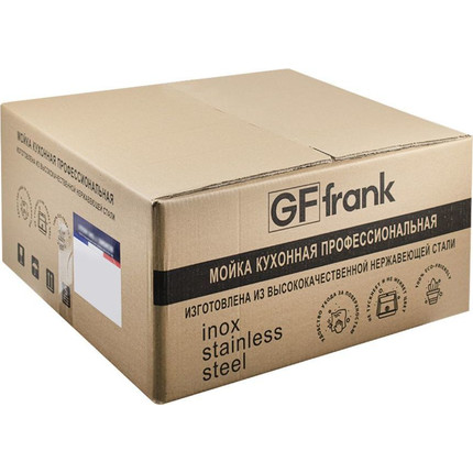 Кухонная мойка GFfrank 60502 0.8 мм - фото, картинка 2 Кухонная мойка GFfrank 60502 0.8 мм - фото 2