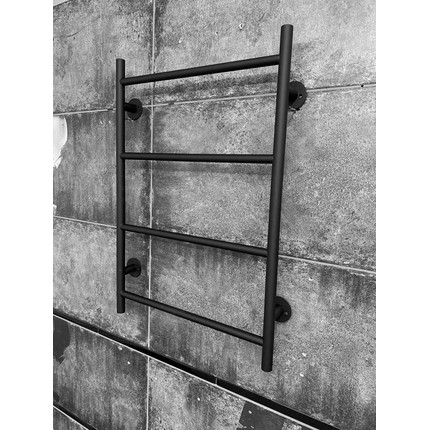 Полотенцесушитель Тругор Аспект Пэк ВГП1 60х40 правый 20мм черный. Шнур с вилкой 0,75м (без таймера). Материал - углеродистая сталь. - фото 3