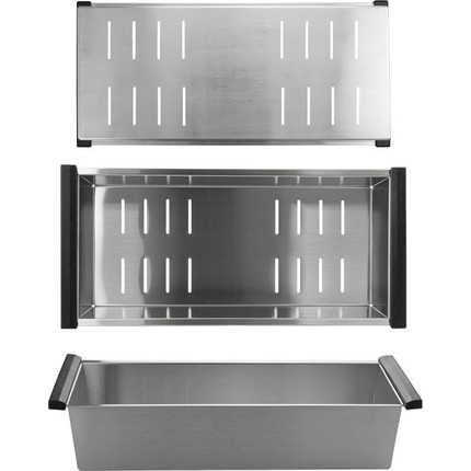 Коландер для кухонной мойки Frank Profi 75891, сатин - фото 2