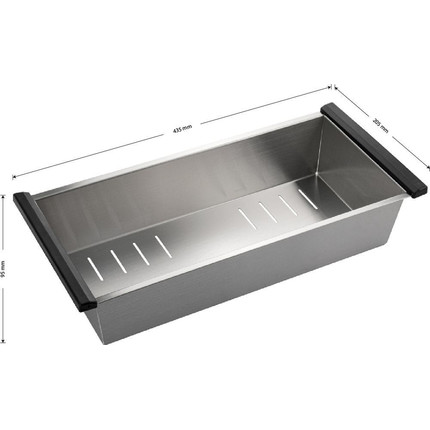 Коландер для кухонной мойки Frank Profi 75891, сатин - фото 3