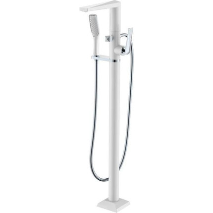 Смеситель для ванны напольный Boheme Venturo 379-W, white chrome, Цвет производителя: white chrome - фото 