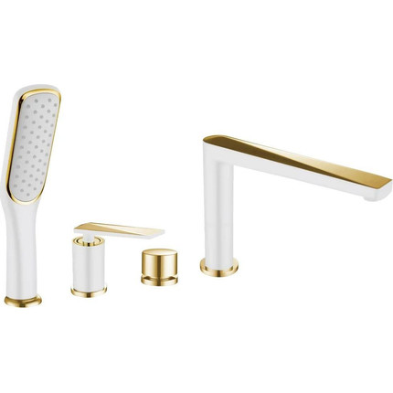 Смеситель для ванны Boheme Venturo 380-W, white gold, Цвет производителя: white gold - фото 