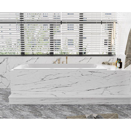 Ванна отдельностоящая Cezares Slider 170x80 см CZR-SLIDER-170-80-57-SSB, белый матовый - фото 5