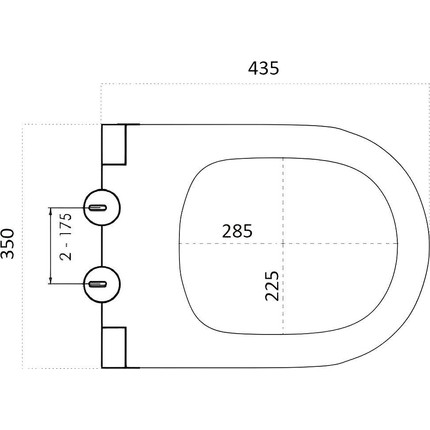 Унитаз-биде подвесной безободковый Boheme Avva 972-2-MW с тонкой крышкой микролифт, белый матовый - фото 5
