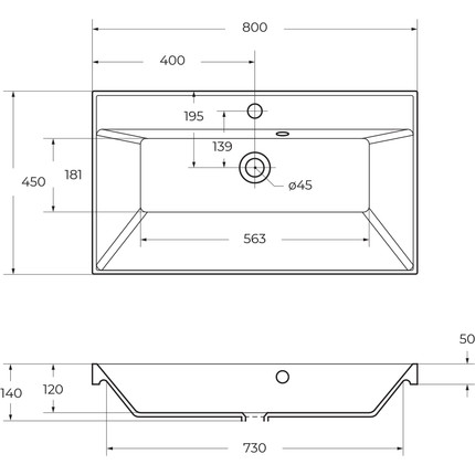 Тумба подвесная с раковиной BelBagno MARINO-800-2C-SO-NL-P 80 см, Nero Lucido - фото 11