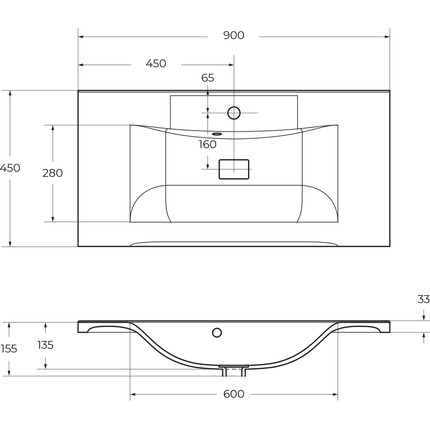 Тумба напольная с раковиной BelBagno MARINO-900-2C-PIA-BL-P 90 см, белый - фото 17