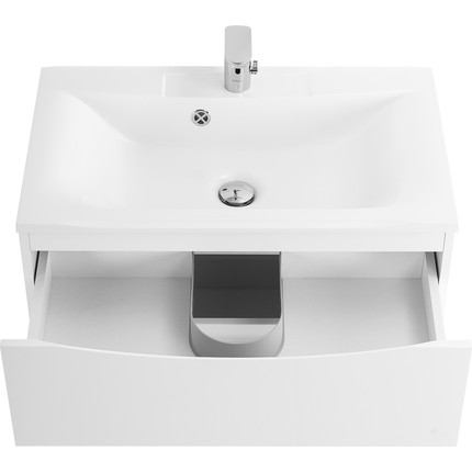 Тумба подвесная с раковиной BelBagno MARINO-750-2C-SO-BO-P 75 см, Bianco Opaco - фото 8