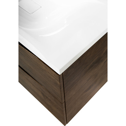 Тумба подвесная с раковиной BelBagno MARINO-H60-800-2C-SO-RW-P 80 см, Rovere Moro (раковина BB800/450-LV-MR-PR) - фото 6