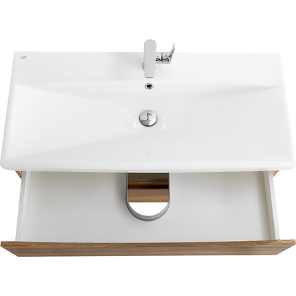 Тумба подвесная с раковиной BelBagno MARINO-CER-1000-2C-SO-RR-P 100 см, Rovere Rustico - фото 8