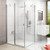 Душевое ограждение Ravak Chrome CRV2+CPS 90х100 см, сатин/прозрачное - фото 