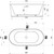 Ванна отдельностоящая Ravak Freedom D 170х80 см XC00D00071 - фото, картинка 4 Ванна отдельностоящая Ravak Freedom D 170х80 см XC00D00071 - фото 4