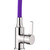 Смеситель для кухни Ledeme L4898-8, хром/фиолетовый - фото 2