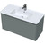 Тумба подвесная с раковиной Mirsant Ultra 100 см (раковина Next 100), серый матовый - фото, картинка  Тумба подвесная с раковиной Mirsant Ultra 100 см (раковина Next 100), серый матовый - фото