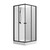 Душевая кабина Loranto Neo 100х100 см CS-21801-100, чёрный/прозрачное - фото 