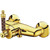 Смеситель для душа Boheme Vogue 214-MR-CH, gold murano - фото 