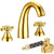 Смеситель для раковины Boheme Tradizionale 297-MR-B, золото - фото 