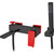 Смеситель для ванны Boheme Q 143-BR.2, black-red - фото 