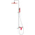 Душевая стойка Boheme Q 148-WR.2, white red - фото 