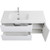 Тумба подвесная с раковиной BelBagno ETNA-1200-2C-1A-SO-BL-L 120 см (раковина BB1200ETL-L) Bianco Lucido, Цвет фасада: Bianco Lucido - фото 7