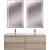Тумба подвесная с раковиной BelBagno KRAFT-1400-4C-SO-2-RGB 140 см, Rovere Galifax Bianco - фото 12