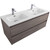 Тумба подвесная с раковиной BelBagno KRAFT-1200-2C-SO-2-CG 120 см, Cemento Grigio - фото 4