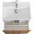 Тумба подвесная с раковиной BelBagno DUE-500-2C-SO-RN-P 50 см (2 ручки сатин) Rovere Nature, Цвет фасада: Rovere Nature - фото 4