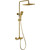 Душевая система с термостатом Vincea Next VSFS-1N1TBG, брашированное золото - фото 