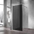 Душевая перегородка Vincea Walk in 90 см VSW-1H900CGGM (стекло 8 мм) с кронштейном в комплекте, вороненая сталь/тонированное - фото 