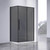 Душевое ограждение Vincea Slim-N 120x90 см VSR-4SN9012CGB, чёрный/тонированное - фото 