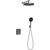 Душевая система для душа с термостатом Vincea Inspire VSFW-3I21MT2GM, вороненая сталь - фото 2