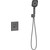 Душевая система для душа с термостатом Vincea Inspire VSFW-3I21MT4GM, вороненая сталь - фото 3