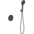 Душевая система для душа с термостатом Vincea Inspire VSFW-3I22MT5GM, вороненая сталь - фото 3