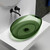 Раковина-чаша прозрачная Abber Kristall 60 см AT2801Emerald, зеленый - фото 