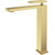 Смеситель для раковины высокий Vincea Dice VBF-2DS2BG, брашированное золото - фото 