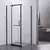 Душевое ограждение Veconi Rovigo 90x90 см RV18B-90-01-C5, чёрный матовый/прозрачное - фото 