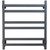 Полотенцесушитель электрический Тругор Пэк сп 21 кв П6 500х600 мм (возможность скрытого подключения) 00-00047120, графит - фото 2