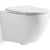 Унитаз подвесной CeramaLux Rimless 2197MW с крышкой микролифт, белый матовый - фото 