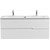 Тумба подвесная с раковиной Cezares DUET-N-1200-2C-SO-BO 120 см (раковина CZR-8073-120-1-2) bianco opaco - фото 