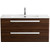 Тумба подвесная с раковиной Cezares ECO-CER-N-1000-2C-SO-NCS-P 100 см (раковина CZR-8095-100) орех шоколад софт - фото 