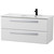 Тумба подвесная с раковиной Cezares ECO-CER-N-1000-2C-SO-BL-R 100 см (раковина CZR-8095-100-R) bianco lucido - фото 2
