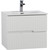 Тумба подвесная с раковиной Cezares DUET-N-600-2C-SO-BL 60 см (раковина CZR-8073-60) bianco lucido - фото 2