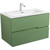 Тумба подвесная с раковиной Cezares DUET-N-800-2C-SO-PS-P 80 см (раковина CZR-8073-80) фисташковый софт - фото 2
