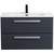 Тумба подвесная с раковиной Cezares ECO-CER-N-800-2C-SO-GR-P 80 см (раковина CZR-8095-80) grafito - фото 