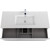 Тумба подвесная с раковиной Cezares PLANE-1200-2C-SO-BL 120 см (раковина CZR-8002-120) bianco lucido - фото 4