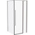 Душевое ограждение Mirsant Next 100х100 см хром/прозрачное - фото 2