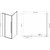 Душевое ограждение Mirsant Next 90х90 см хром/прозрачное - фото 4