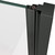Душевая дверь Ravak 100 см COSD2-100, чёрный/прозрачное - фото 4