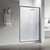 Душевая дверь Veconi 110 см VN55GM-110-01-C8, оружейная сталь/прозрачное - фото 
