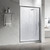 Душевая дверь Veconi 120 см VN55GM-120-01-C8, оружейная сталь/прозрачное - фото 